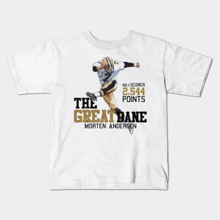 Morten Andersen New Orleans Stance Kids T-Shirt